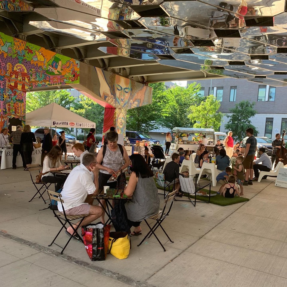 June Update and Free Yoga at Underpass Park Market!