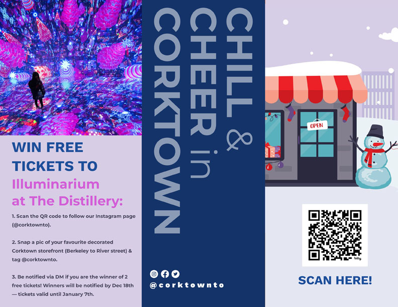 Support Corktown Businesses to Win Tickets to Illuminarium Winter Wonderland 2023